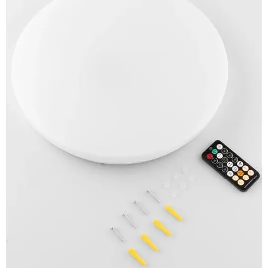 LED Loftlampe 24W 4000K 2500lm Rund med Bevægelsessensor