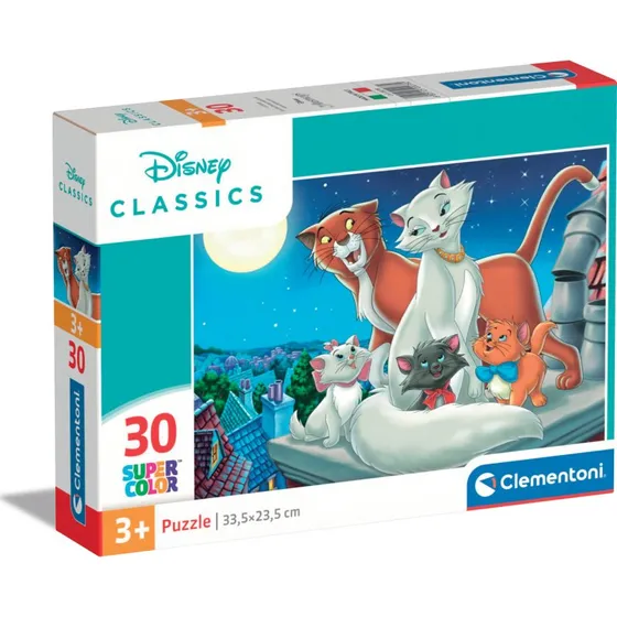 Clementoni Disney Aristocats puslespil 30 brikker