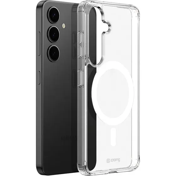 Crong Crystal Shield Magnetic til Samsung Galaxy S25 - Clear