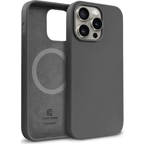 Crong Color Cover Magnetic til iPhone 15 Pro - Titanium