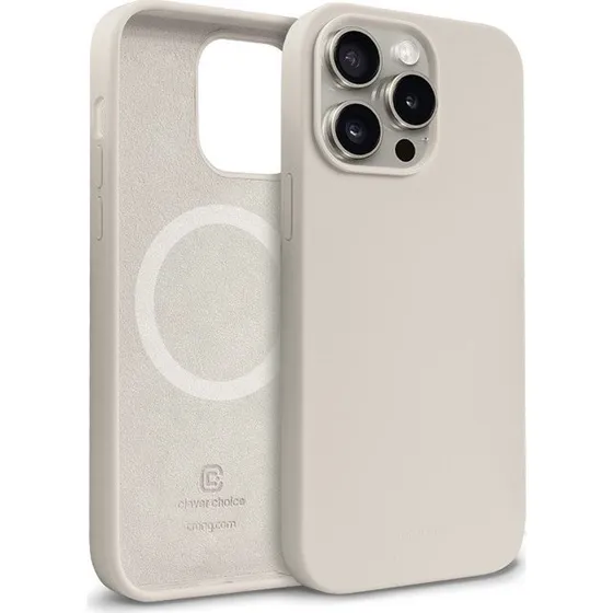 CRONG Color Cover Magnetic til iPhone 15 Pro Max - Stone Beige