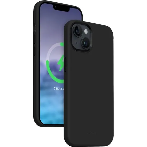 Crong Color Cover LUX Magnetic til iPhone 15 Plus - Sort