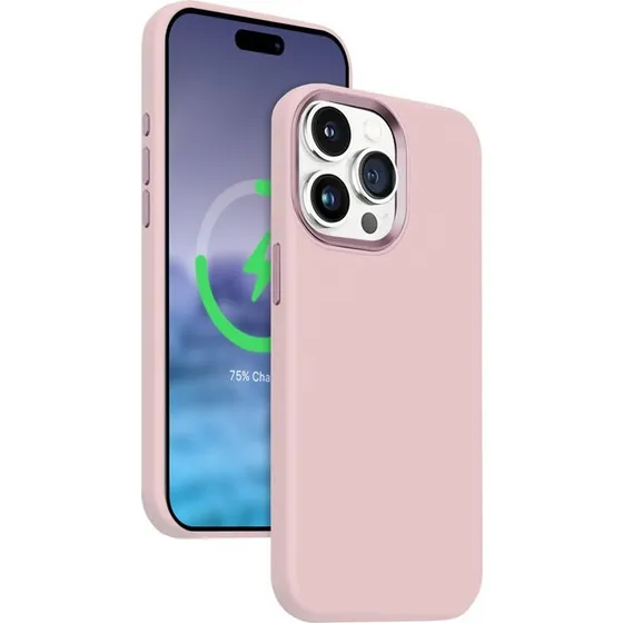 Crong Color Lux Cover til iPhone 15 Pro (MagSafe) - Rød