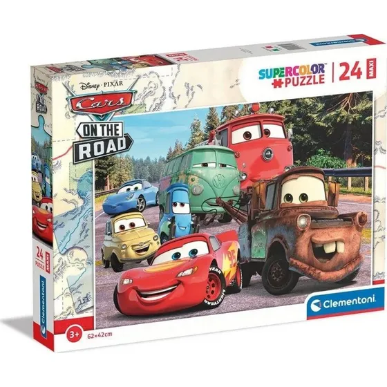 Clementoni Disney Cars Maxi Puslespil 24 brikker
