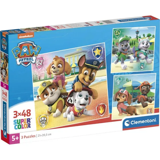 Clementoni PAW Patrol 3-i-1 Puslespil 3x48 (144 brikker)