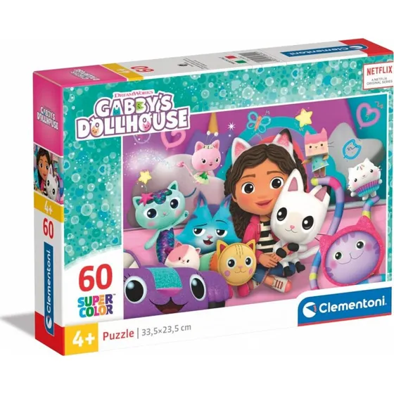 Clementoni Gabby’s Dollhouse Puslespil – 60 brikker