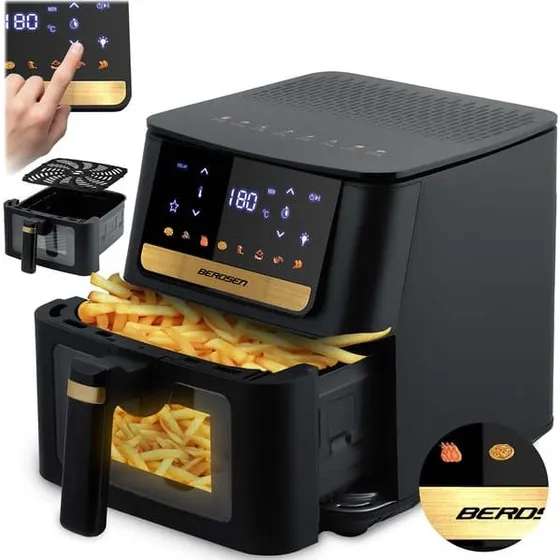 Berdsen BD-655 Airfryer - 6,5L, 1700W, Sort