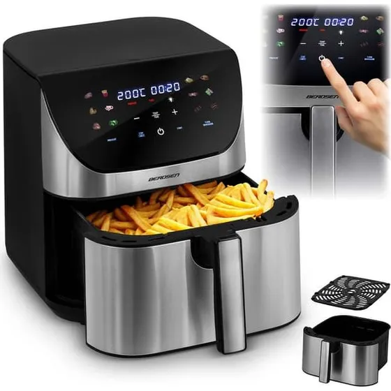 Berdsen Airfryer 8L 1700W BD-659 - Sølv