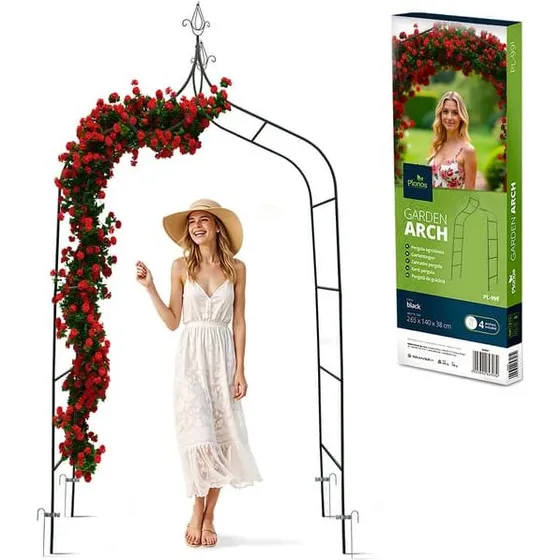 Plonos Havepergola Bue 265 cm PL-991 i Pulverlakeret Stål