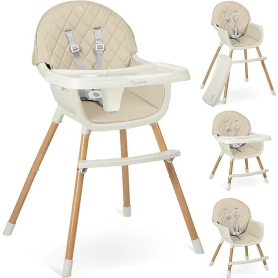 Nukido Lilo Højstol - Beige