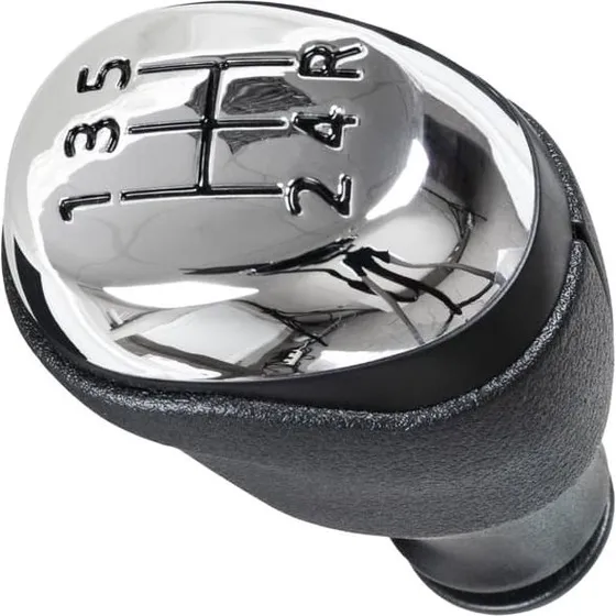 Renault Clio IV (12-20) Gearstangsknop - Sort/Krom 5-gear
