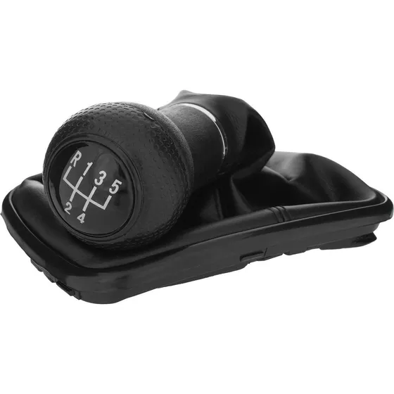 VW Golf IV & Bora 5-gear gearknop sort med 12mm hul