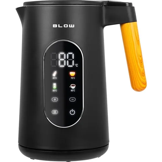 BLOW BK-17PB Elkedel med display, sort, 1,7L