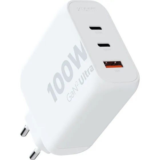 Xtorm 100W GaN² Ultra Hjemmeoplader 2xUSB‑C + USB‑A