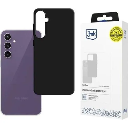 3MK Matt Cover til Samsung Galaxy S24 FE - Sort
