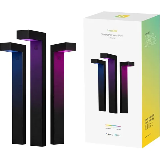 Hombli Smart Pathway Light RGB – 3-pak