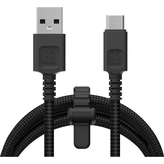 Xtorm Next Gen USB-A til USB-C kabel 1,5 m - Sort