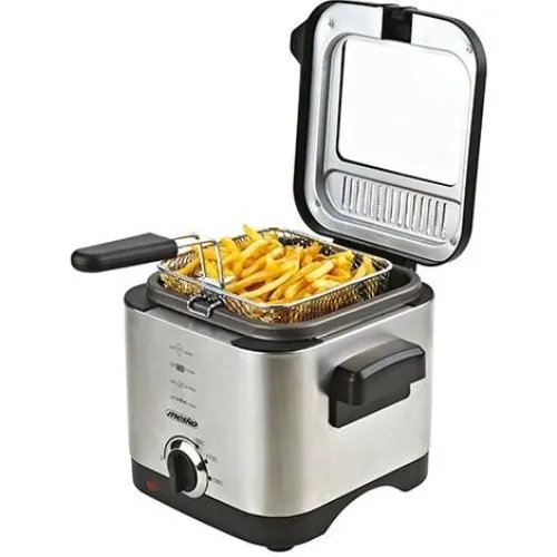 Mesko MS 4910 Frituregryde - 1,5 l, 900 W, Sort/Stål