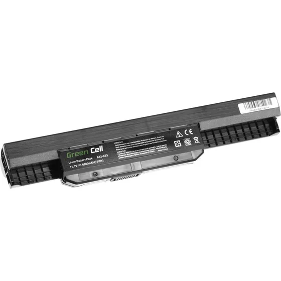 Green Cell Batteri til ASUS K53, X53, X54 - 6600mAh 10.8V