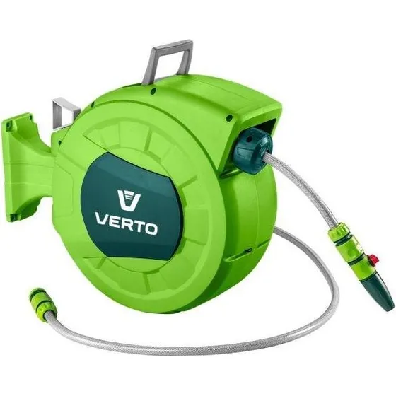 VERTO 15G891 Haveslange med automatisk oprul 1/2" 20+2 m