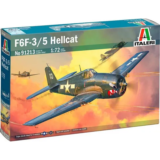Italeri 91213 F6F-3/5 Grumman Hellcat Modelbyggesæt 1:72