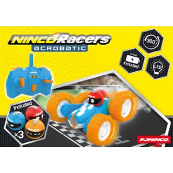 Ninco Acrobatic fjernstyret stuntbil (360° med lys og lyd)