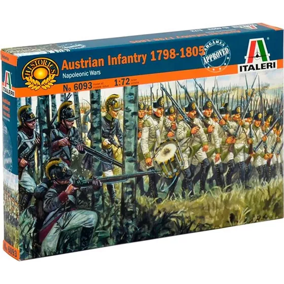 Italeri 6093 Østrigsk Infanteri 1798-1805 - 1:72 Modelbyggesæt