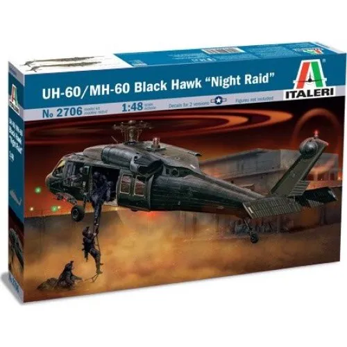 Italeri UH-60 Black Hawk Night Raid Modelbyggesæt 1:48
