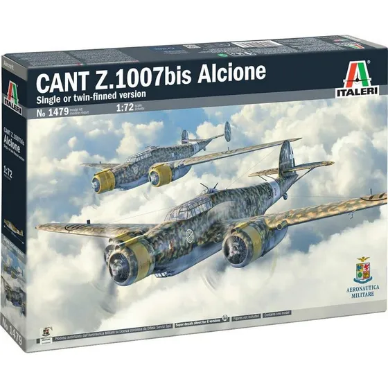 Italeri 1479 CANT Z.1007 Alcione Model Fly Byggesæt 1:72