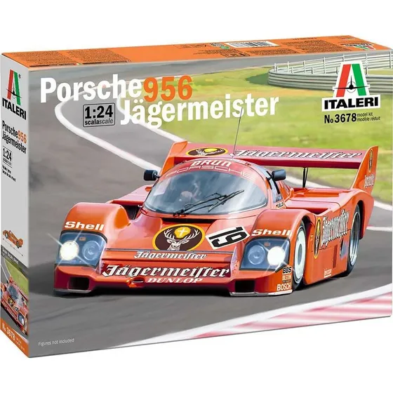 Italeri 3678 Porsche 956 Jägermeister Modelbyggesæt - 1:24