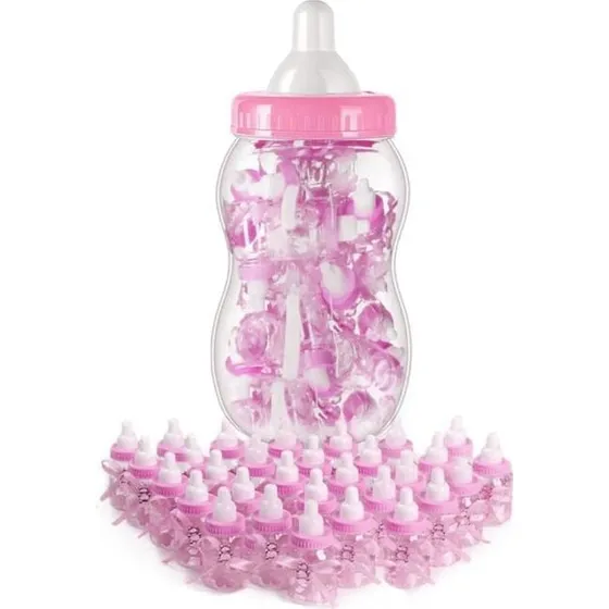 Mikamax Mini Sutteflasker Pink - 25/30 stk