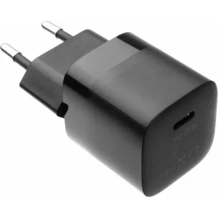FIXED Mini USB-C PD 30W – Hurtig Oplader, Sort