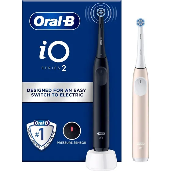 Oral-B iO2 Duo Night Black / Calm Pink