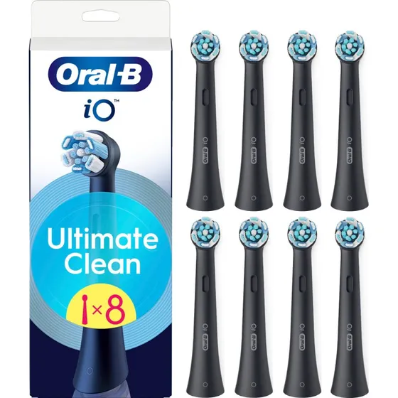 Oral‑B iO Ultimate Clean børstehoveder 8 stk (Black)