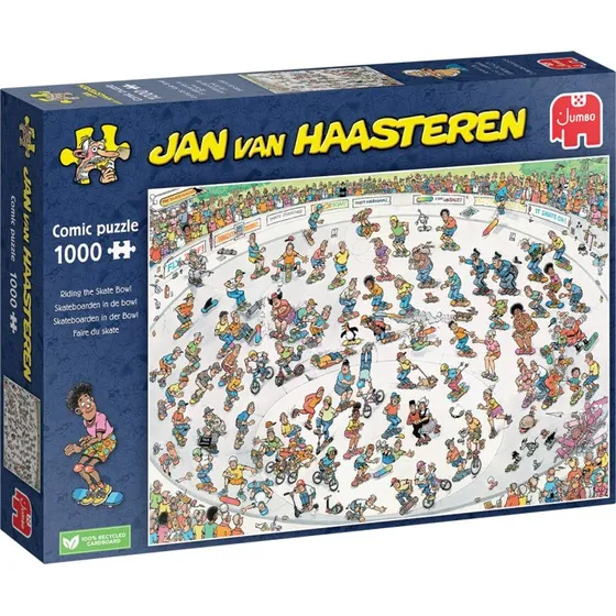Jan van Haasteren – Riding the Skate Bowl 1000 brikker