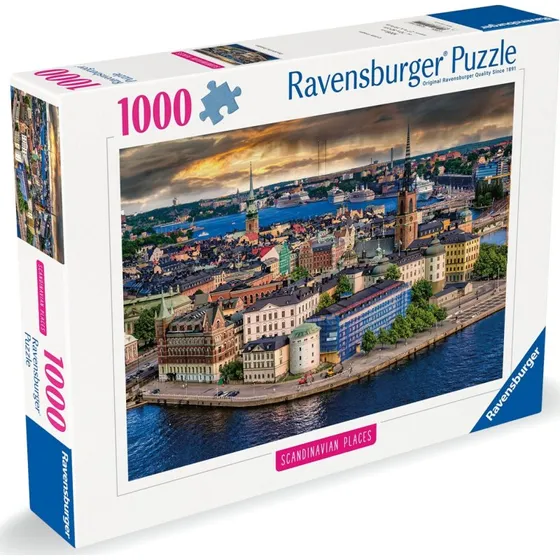 Ravensburger Puslespil – Stockholm, Sverige 1000 brikker