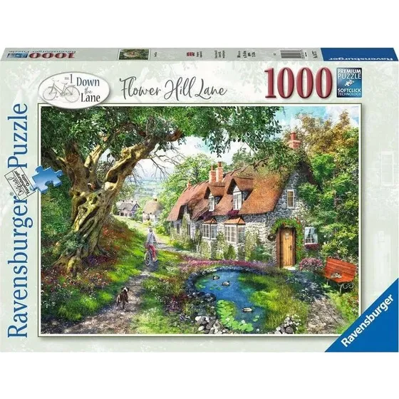 Ravensburger Flower Hill Lane – 1000 brikker puslespil