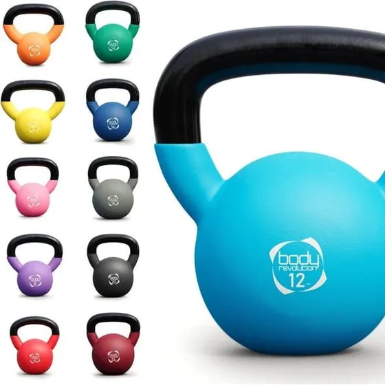 Body Revolution 16 kg Neopren Kettlebell - Blå