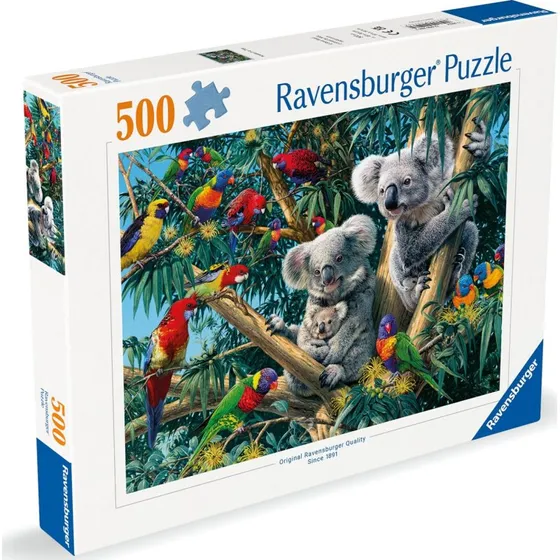 Ravensburger Puslespil 500 brikker – Koalas in a Tree