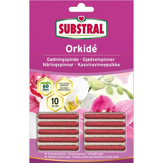 Substral Gødningspinde Orkidé 10-pak
