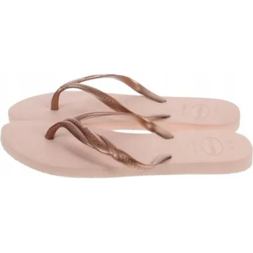 Havaianas lyserøde sommerflip-flops til børn, str. 33-34