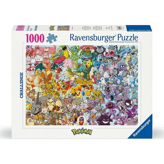 Ravensburger Pokémon Challenge 1000 brikker puslespil