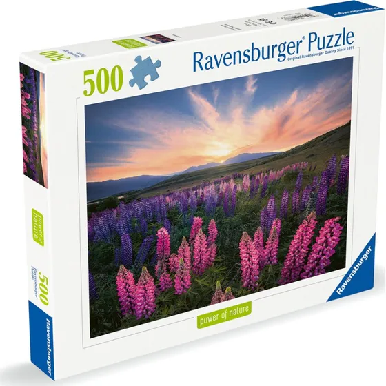 Ravensburger Puslespil 500 brikker – Lupiner