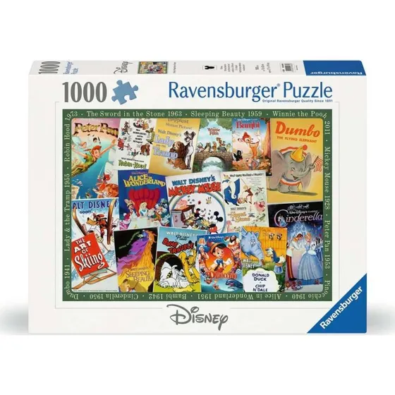 Ravensburger Disney Vintage Movie Poster - 1000 brikker