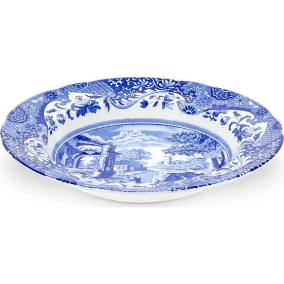 Spode Blue Italian Suppetallerken 23 cm