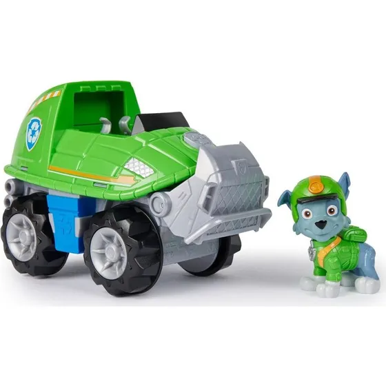 Paw Patrol Jungle Pups Junglekøretøj med Rocky Figur Legesæt