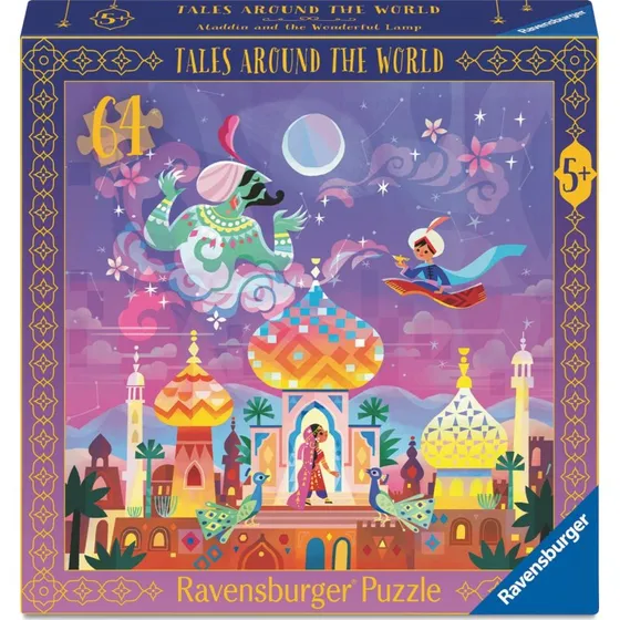 Ravensburger Puslespil 64 brikker – Aladdin og den magiske lampe