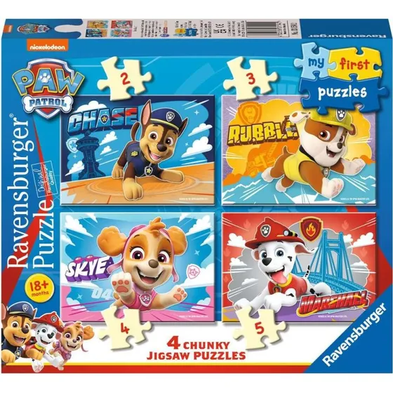 Ravensburger Paw Patrol My First Puzzles - 4 stk