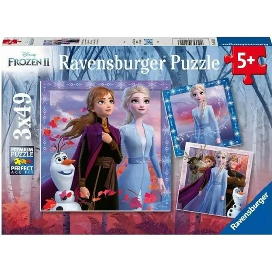 Ravensburger Frozen 2 - 3 x 49 brikker puslespil