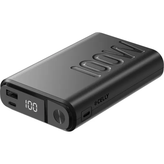 Celly PowerBank 20.000 mAh 100W PD Svart